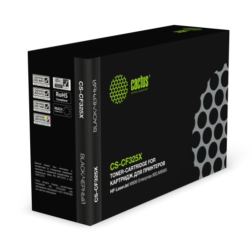 -/ Картридж лазерный Cactus CS-CF325X CF325X черный (40000стр.) для HP LJ M806 Enterprise 800,M806X
