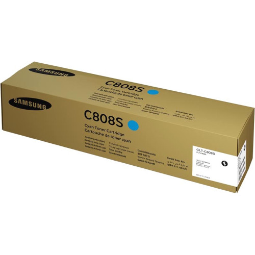 Тонер-картридж/ Samsung CLT-C808S Cyan Toner Cartridge