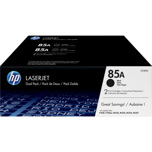 Тонер-картридж набор из 2 шт/ HP 85A Black Dual Pk LJ Toner Cartridge