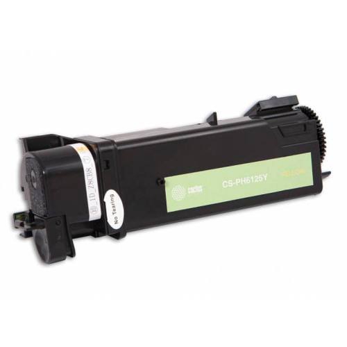 -/ Картридж лазерный Cactus CS-PH6125Y 106R01337 желтый (1000стр.) для Xerox Phaser 6125
