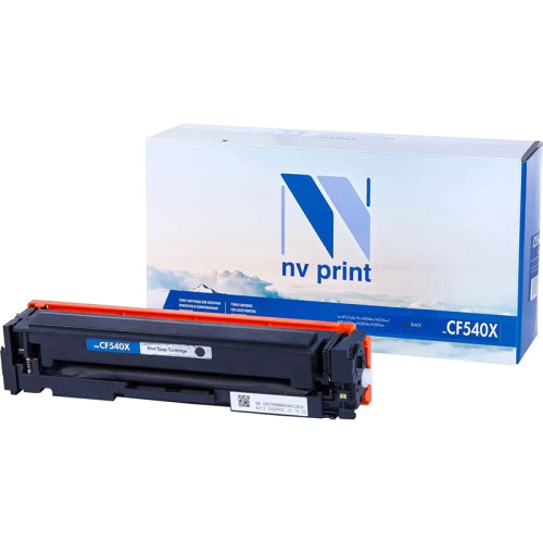 -/ Тонер-картридж NVP NV-CF540X Black для HP Color LaserJet Pro M254dw/ M254nw/ M280nw/ M281fdn/ M281fdw (3200k)