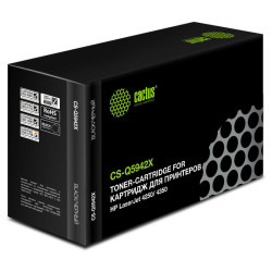 -/ Картридж лазерный Cactus CS-Q5942X Q5942X черный (20000стр.) для HP LJ 4250/ 4350