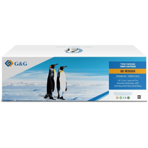 Тонер-картридж G&G GG-W2030X 415X черный, 7500 стр., для HP LaserJet M454/MFP M479