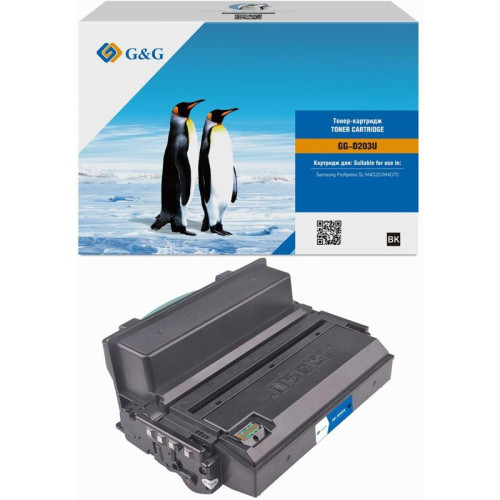 Тонер-картридж G&G GG-D203U черный, 15000 стр., для Samsung ProXpress M4020/M4070 Тонер-картридж G&G GG-D203U черный, 15000 стр., для Samsung ProXpress M4020/M4070