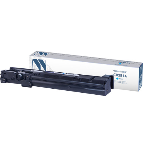 -/ Тонер-картридж NVP NV-CB381A Cyan для HP Color LaserJet CM6030/ CM6030f/ CM6040/ CM6040f/ CP6015dn/ CP6015n/ CP6015xh (21000k)