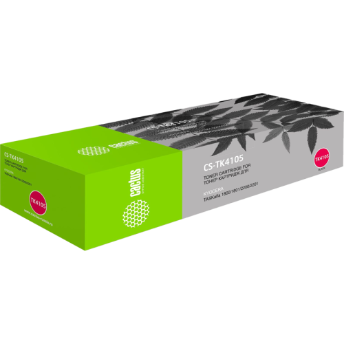 -/ Картридж лазерный Cactus CS-TK4105 TK-4105 черный (15000стр.) для Kyocera Mita TASKalfa 1800/2200/18
