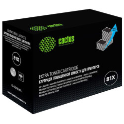 Тонер-картридж Cactus CS-CF281X-MPS черный, 30000 стр., для HP LaserJet Enterprise M630/M605dn/M606dn/M605x