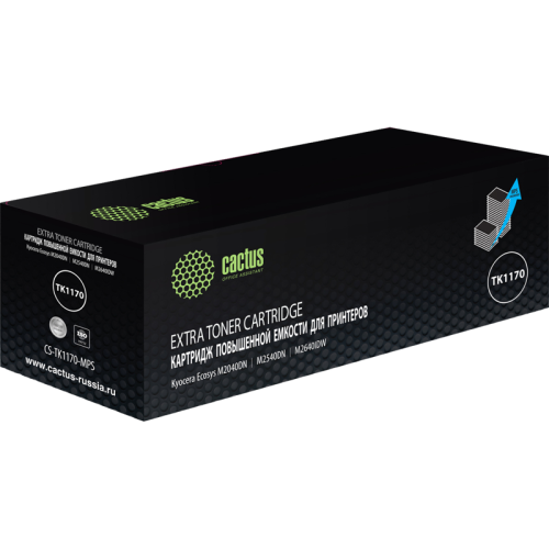 -/ Картридж лазерный Cactus CS-TK1170-MPS TK-1170 черный (12000стр.) для Kyocera Ecosys M2040dn/ M2540dn/M2640idw