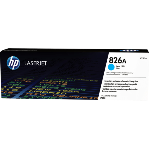 HP 826A Cyan LaserJet Toner Cartridge