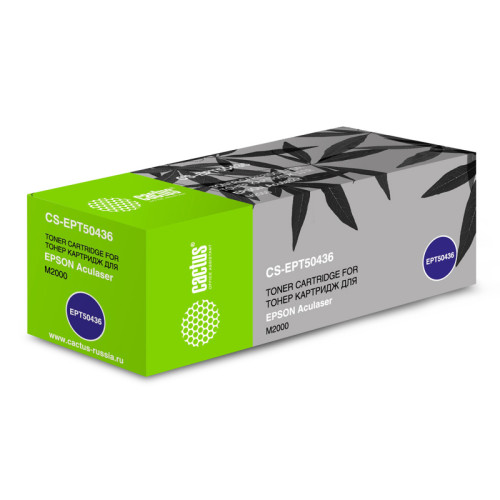 -/ Картридж лазерный Cactus CS-EPT50436 S050436 черный (3500стр.) для Epson AL M2000