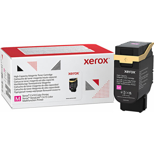 Тонер картридж большой емкости, красный Xerox VLC410/415 (7000 страниц)/ Magenta High Capacity Toner Cartridge, Xerox VLC410/415 (7,000 Pages)
