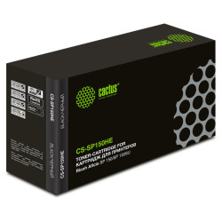 -/ Картридж лазерный Cactus CS-SP150HE 408010 черный (1500стр.) для Ricoh Aficio SP 150/SP 150SU