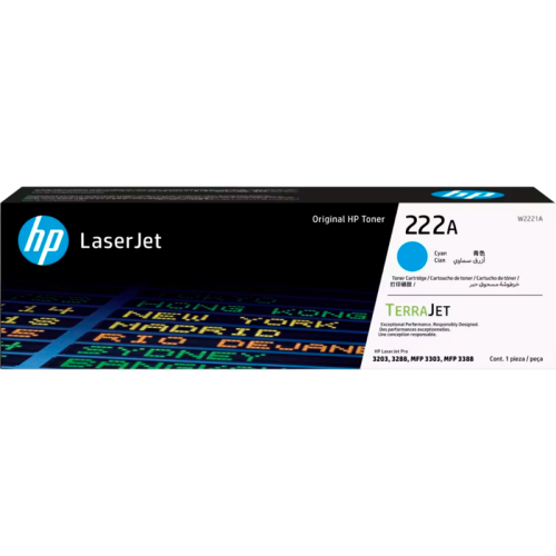Тонер-картридж/ HP 222A Cyan Toner