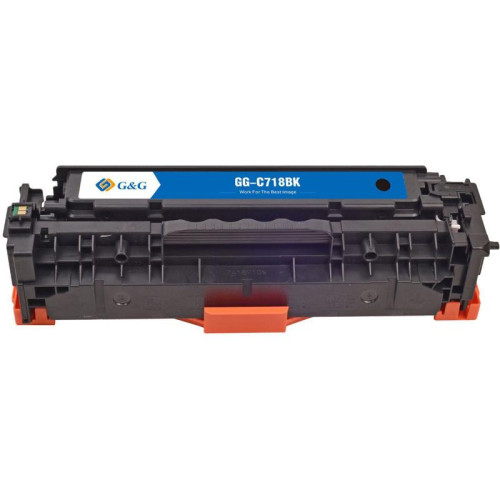 Тонер-картридж G&G GG-C718BK черный, 3400 стр., для Canon MF8330i/MF8330/MF8350/LBP7200
