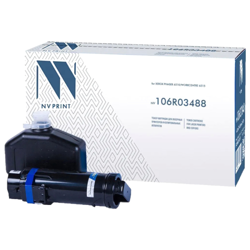 -/ Тонер-картридж NVP NV-106R03488 Black для Xerox Phaser 6510/WorkCentre 6515 (5500k)