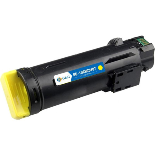 Картридж лазерный G&G GG-106R03487 106R03479/106R03487 желтый (2400стр.) для Xerox Phaser 6510DN/WC 6515DN