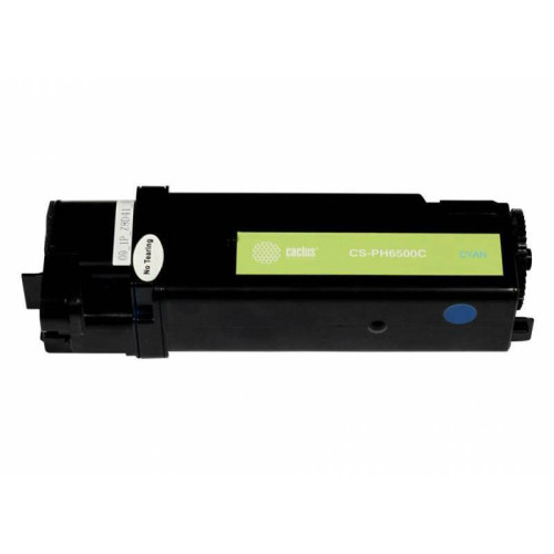 -/ Картридж лазерный Cactus CS-PH6500C 106R01601 голубой (2500стр.) для Xerox Phaser 6500/WorkCentre 65