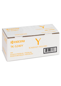 Kyocera TK-5240Y, 3000 pages for Kyocera P5026cdn/cdw, M5526cdn/cdw, Yellow