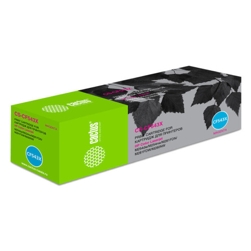 -/ Картридж лазерный Cactus CS-CF543X CF543X пурпурный (2500стр.) для HP LJ M254dw/M280nw/M281fdn