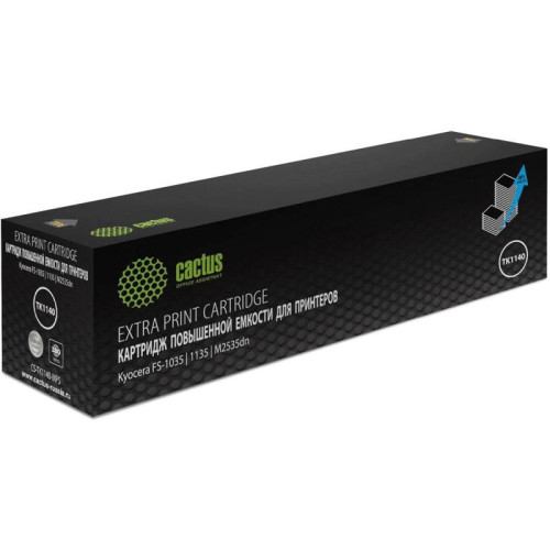 Тонер-картридж Cactus CS-TK1140-MPS черный, 14400 стр., для Kyocera FS-1035/1135/M2535dn