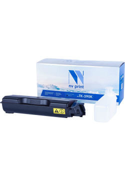 -/ Тонер-картридж NVP NV-TK-590 Black для Kyocera FS-C5250DN/ C2026MFP/ C2026MFP+/ C2126MFP/ C2126MFP+/ C2526MFP/ C2626MFP/ Ecosys P6026cdn (7000k)