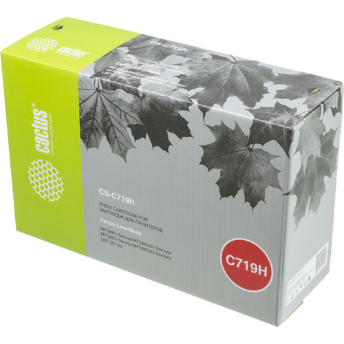 -/ Картридж лазерный Cactus CS-C719H 719H черный (6400стр.) для Canon MF5840dni-Sensys/MF5880dni; LBP63 -/ Картридж лазерный Cactus CS-C719H 719H черный (6400стр.) для Canon MF5840dni-Sensys/MF5880dni; LBP63