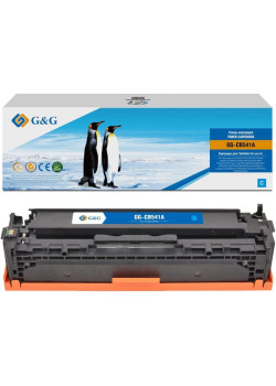Тонер-картридж G&G GG-CB541A CB541A голубой, 1400 стр., для HP Color LaserJet CP1215/CP1217/CP1510/CP1514/CP1515n/CP1518ni/CM1312 MFP/CM1312n MFP/CM1312nfi MFP