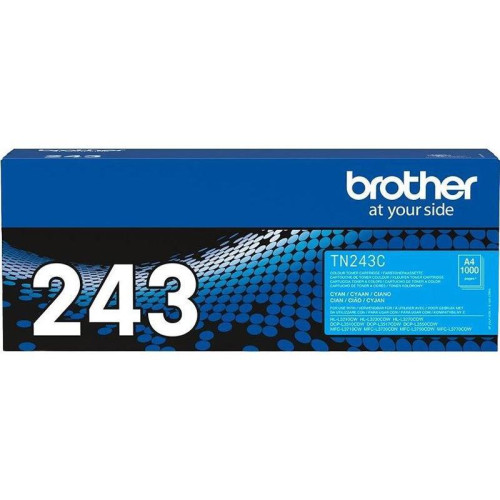 Тонер-картридж Brother TN243C голубой, 1000 стр., для Brother DCP-9010 HL-3040/3050/3070 MFC-9010/9120/9320
