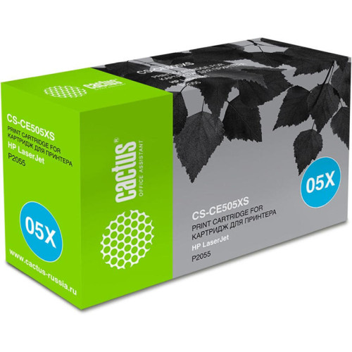 -/ Картридж лазерный Cactus CS-CE505XS CE505X черный (6500стр.) для HP LaserJet P2050 LaserJet P2055 La -/ Картридж лазерный Cactus CS-CE505XS CE505X черный (6500стр.) для HP LaserJet P2050 LaserJet P2055 La