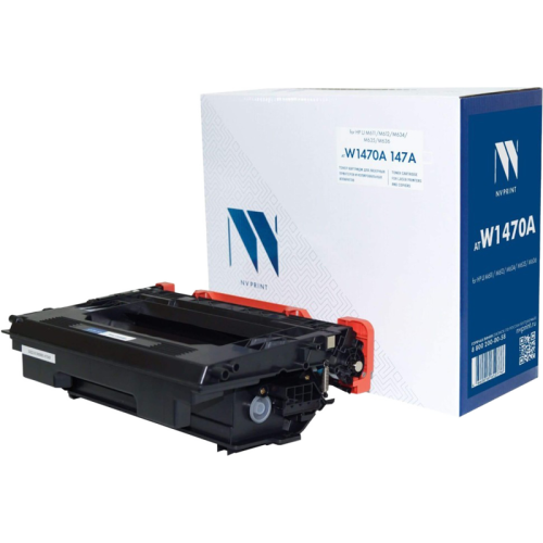 -/ Тонер-картридж NVP  NV-W1470A для HP LJ M611/M612/M634/M635/M636 (10500k)