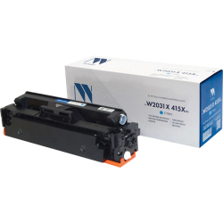 -/ Тонер-картридж NVP NV-W2031X 415X Cyan (БЕЗ ЧИПА) (БЕЗ ГАРАНТИИ)
