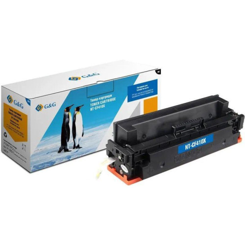 Тонер-картридж G&G GG-CF410X черный, 6500 стр., для HP Color LaserJet M452DW/M452DN/M452NW/M477FDW/477DN/M477NW