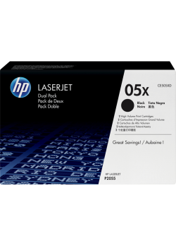 HP LaserJet CE505X Dual Pack Black Print Cartridge