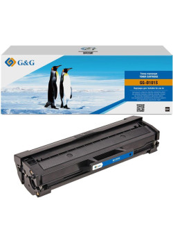 Тонер-картридж G&G GG-D101S черный, 1500 стр., для Samsung Samsung ML-2160/ML-2161/ML-2165W/ML-2162/ML-2165/ML-2166/ML-2168/ML-2164/ML-2164W/ML-2167/ML-2168W/SCX-3400/SCX-3405/SCX-3405W/SCX-3405FW/SCX-3407/SCX-3400F/SCX-3405F/SCX-3405FW/SF-760P