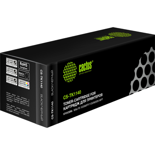 -/ Картридж лазерный Cactus CS-TK1140 TK-1140 черный (7200стр.) для Kyocera FS-1035/1135/M2535dn -/ Картридж лазерный Cactus CS-TK1140 TK-1140 черный (7200стр.) для Kyocera FS-1035/1135/M2535dn