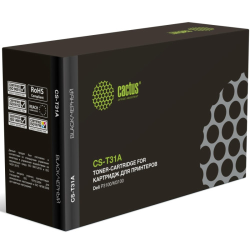 -/ Картридж лазерный Cactus CS-T31A T31A черный (2000стр.) для Deli P3100/M3100
