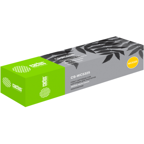 -/ Картридж лазерный Cactus CS-WC5325 006R01160 черный (30000стр.) для Xerox WorkCentre 5325/5330/5335
