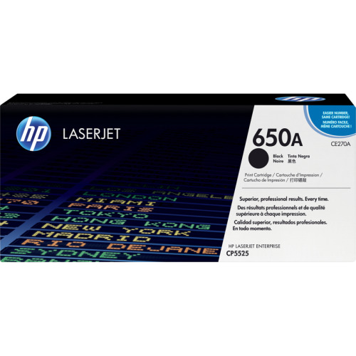 Тонер-картридж/ HP Color LaserJet CE270A Black Print Cartridge