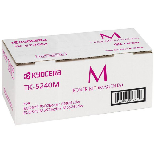 Kyocera TK-5240M, 3000 pages for Kyocera P5026cdn/cdw, M5526cdn/cdw, Magenta