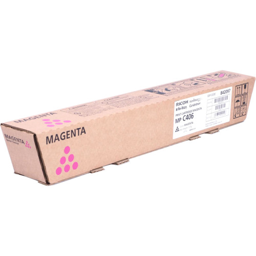 Тонер-картридж тип MP C406 пурпурный/ Print Cartridge Magenta MP C406 Тонер-картридж тип MP C406 пурпурный/ Print Cartridge Magenta MP C406