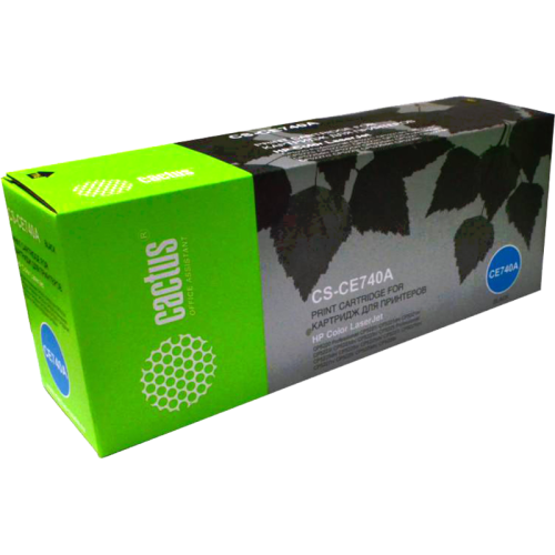 -/ Картридж лазерный Cactus CS-CE740A CE740A черный (7000стр.) для HP LJ CP5220/CP5221/CP5223/CP5225