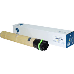 -/ Тонер-картридж NVP NV-TN-221 Yellow для Konica Minolta bizhub C227/C287 (21000k)