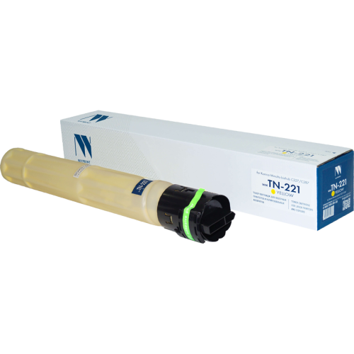 -/ Тонер-картридж NVP NV-TN-221 Yellow для Konica Minolta bizhub C227/C287 (21000k)