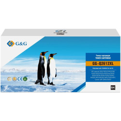 Картридж лазерный G&G GG-Q2612XL черный (6000стр.) для HP LJ 1010/1012/1015/1018/1020/1022/1022n/1022nw/3015/3020 без чипа