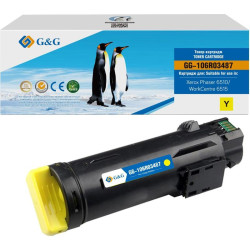 Картридж лазерный G&G GG-106R03487 106R03479/106R03487 желтый (2400стр.) для Xerox Phaser 6510DN/WC 6515DN