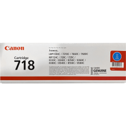 Тонер-картридж/ CLBP CARTRIDGE 718 C EUR