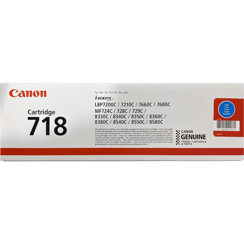 Тонер-картридж/ CLBP CARTRIDGE 718 C EUR