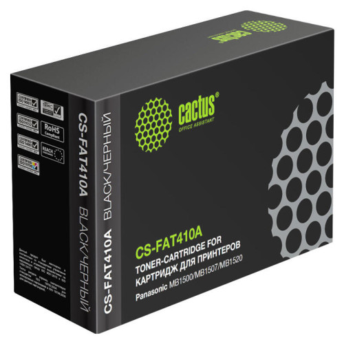 -/ Картридж лазерный Cactus CS-FAT410A KX-FAT410A7 черный (2500стр.) для Panasonic MB1500/MB1507/MB1520