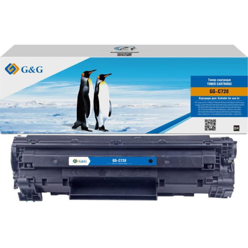 Тонер-картридж G&G GG-C728 черный, 2100 стр., для Canon i-SENSYS MF4410/4420/4430/4450/4550D/4570/4580