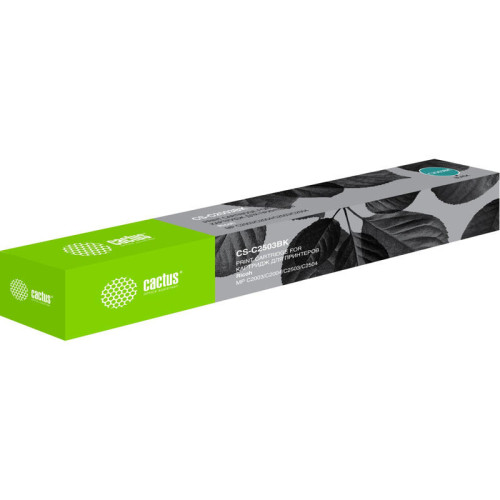 -/ Картридж лазерный Cactus CS-C2503BK 841925 черный (15000стр.) для Ricoh Aficio MP C2003SP/MP C2004AS